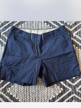 J. Crew Navy Women's Chino Bermuda Shorts